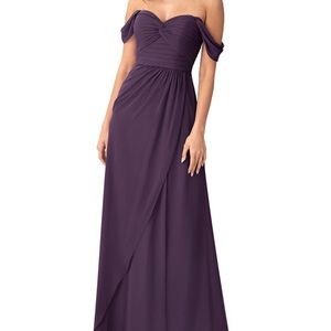 AZAZIE MILLIE BRIDESMAIDS DRESS SIZE A12 COLOR PLUM